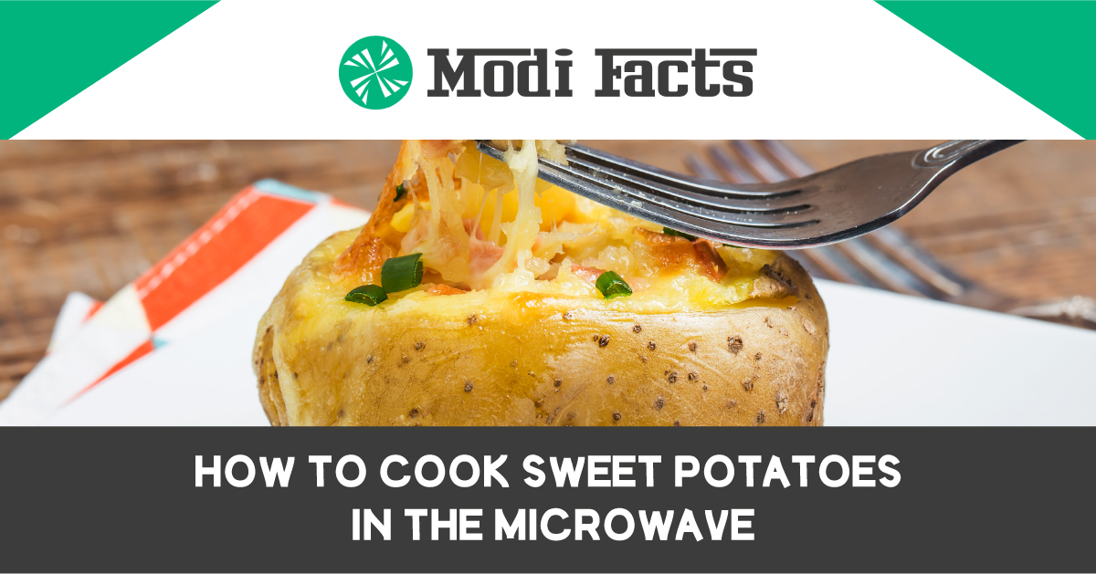 How to cook sweet potatoes in the microwave